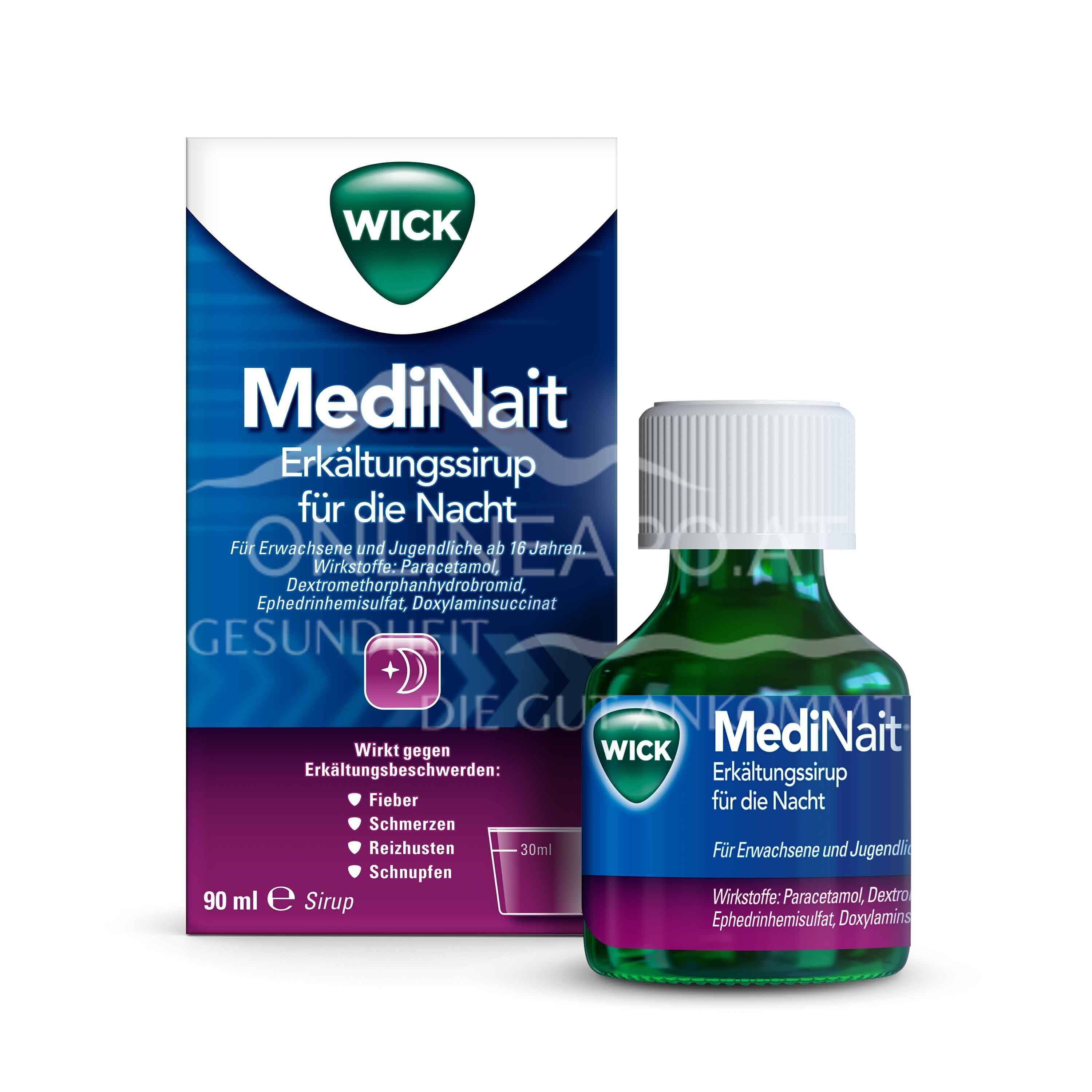 WICK MediNait Erk ltungssirup F r Die Nacht Schnell G nstig Geliefert